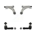 TOR Front Suspension Lower Control Arm Assembly And Outer Tie Rod End Kit For 2015-2017 Chrysler 200 Without 17" Factory Wheels - Left Right Side (Driver Passenger) KTR-105965