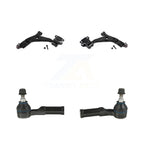 TOR Front Suspension Lower Control Arm Assembly And Outer Tie Rod End Kit For 2020-2023 Ford Transit Connect With Stamped Steel - Left Right Side (Driver Passenger) KTR-105968