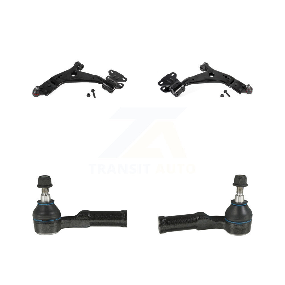 TOR Front Suspension Lower Control Arm Assembly And Outer Tie Rod End Kit For 2020-2023 Ford Transit Connect With Stamped