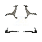 TOR Front Suspension Lower Control Arm Assembly And Outer Tie Rod End Kit For Jeep Grand Cherokee Dodge Durango WK - Left Right Side (Driver Passenger) KTR-105970