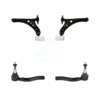 TOR Front Suspension Lower Control Arm Assembly And Outer Tie Rod End Kit For Chevrolet Traverse Buick Enclave Limited - Left Right Side (Driver Passenger) KTR-105971
