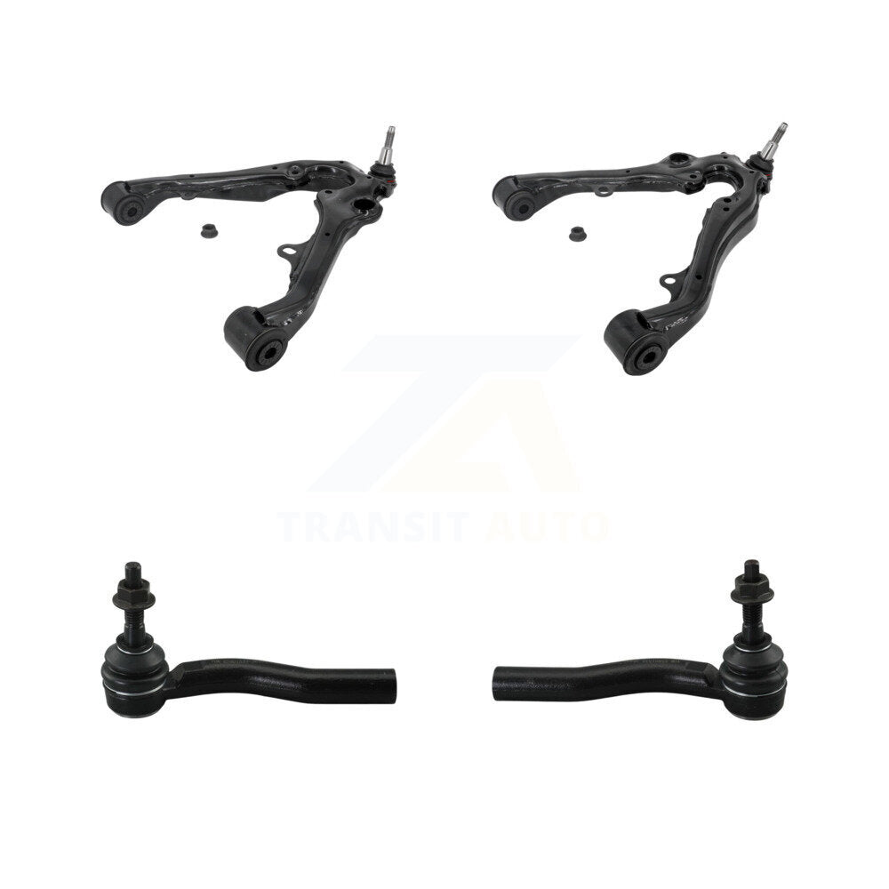TOR Front Suspension Lower Control Arm Assembly And Outer Tie Rod End Kit For GMC Chevrolet Silverado 1500 Sierra Yukon Tahoe XL Cadillac Limited Suburban Escalade LTD ESV - Left Right Side KTR-105972