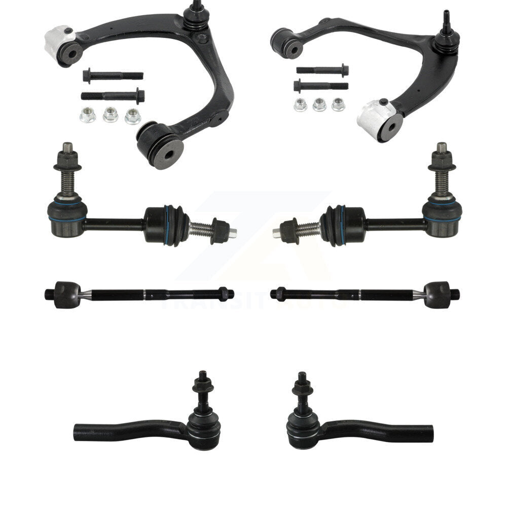 TOR Front Suspension Upper Control Arm And Ball Joint Assembly Steering Tie Rod End Stabilizer Link Kit (8Pc) For Chevrolet