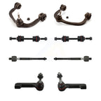 TOR Front Suspension Upper Control Arm And Ball Joint Assembly Steering Tie Rod End Stabilizer Bar Link Kit (8Pc) For 2022-2024 Ford Expedition Lincoln Navigator Left Right Driver Passenger KTR-105984