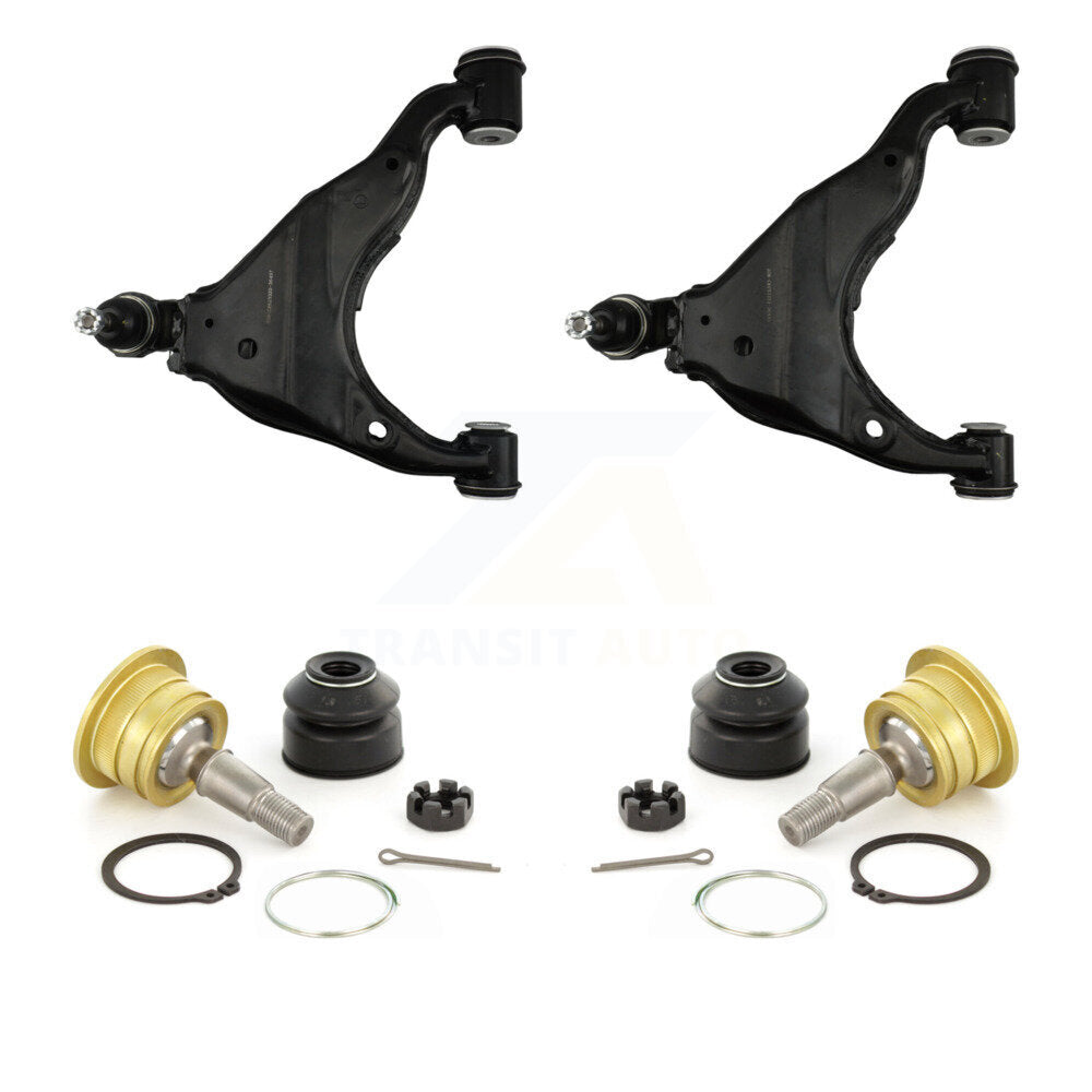TOR Front Suspension Lower Control Arms And Upper Ball Joints Kit For Toyota 4Runner FJ Cruiser - Left Right Side (Driver Passenger) KTR-105987