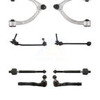 TOR Front Suspension Upper Control Arm And Ball Joint Assembly Steering Tie Rod End Stabilizer Bar Link Kit (8Pc) For 2018 Mercedes-Benz E400 Coupe with AWD Left Right Driver Passenger Side KTR-105991