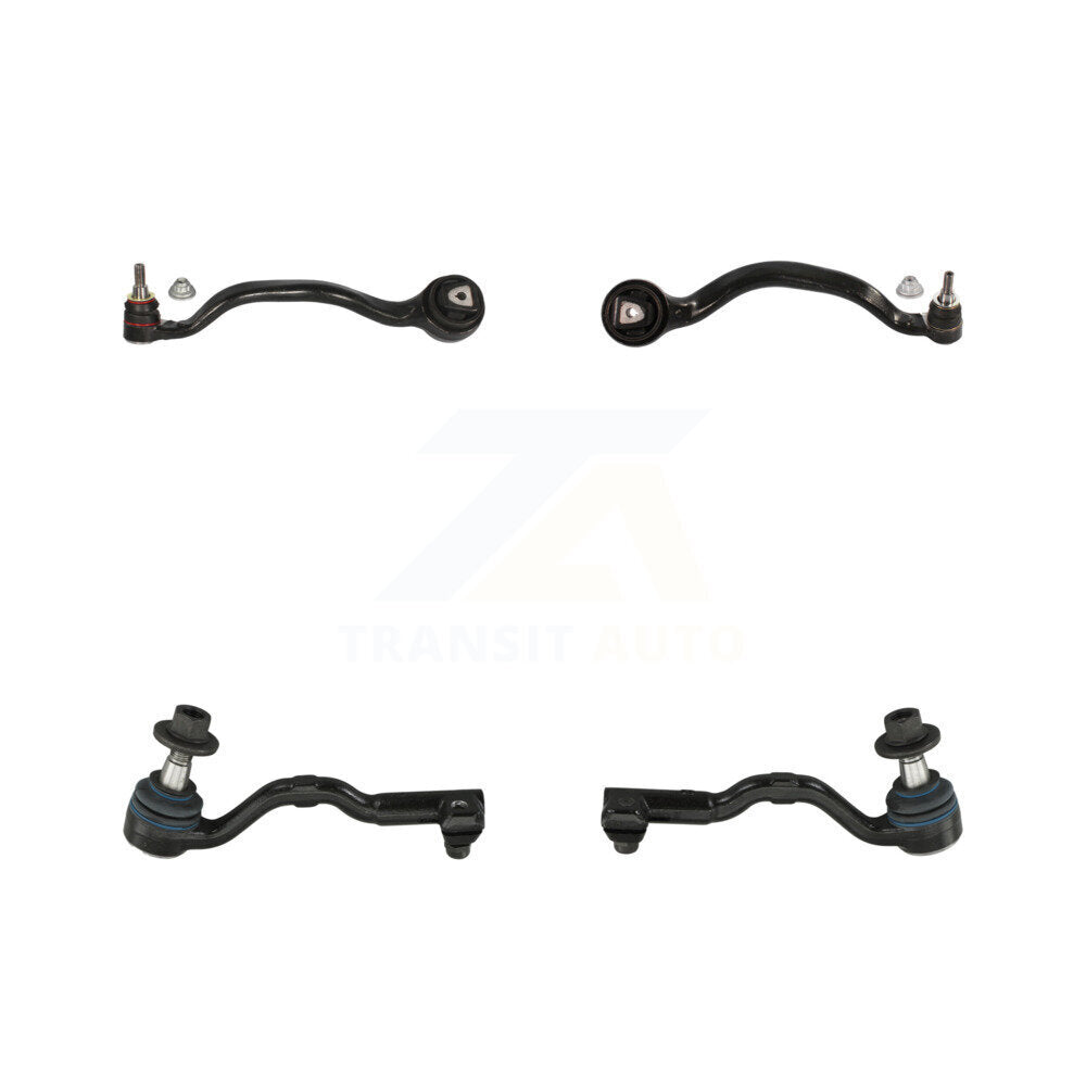 TOR Front Suspension Lower Forward Control Arm Assembly And Tie Rod End Kit For BMW X5 X6 - Left Right Side (Driver