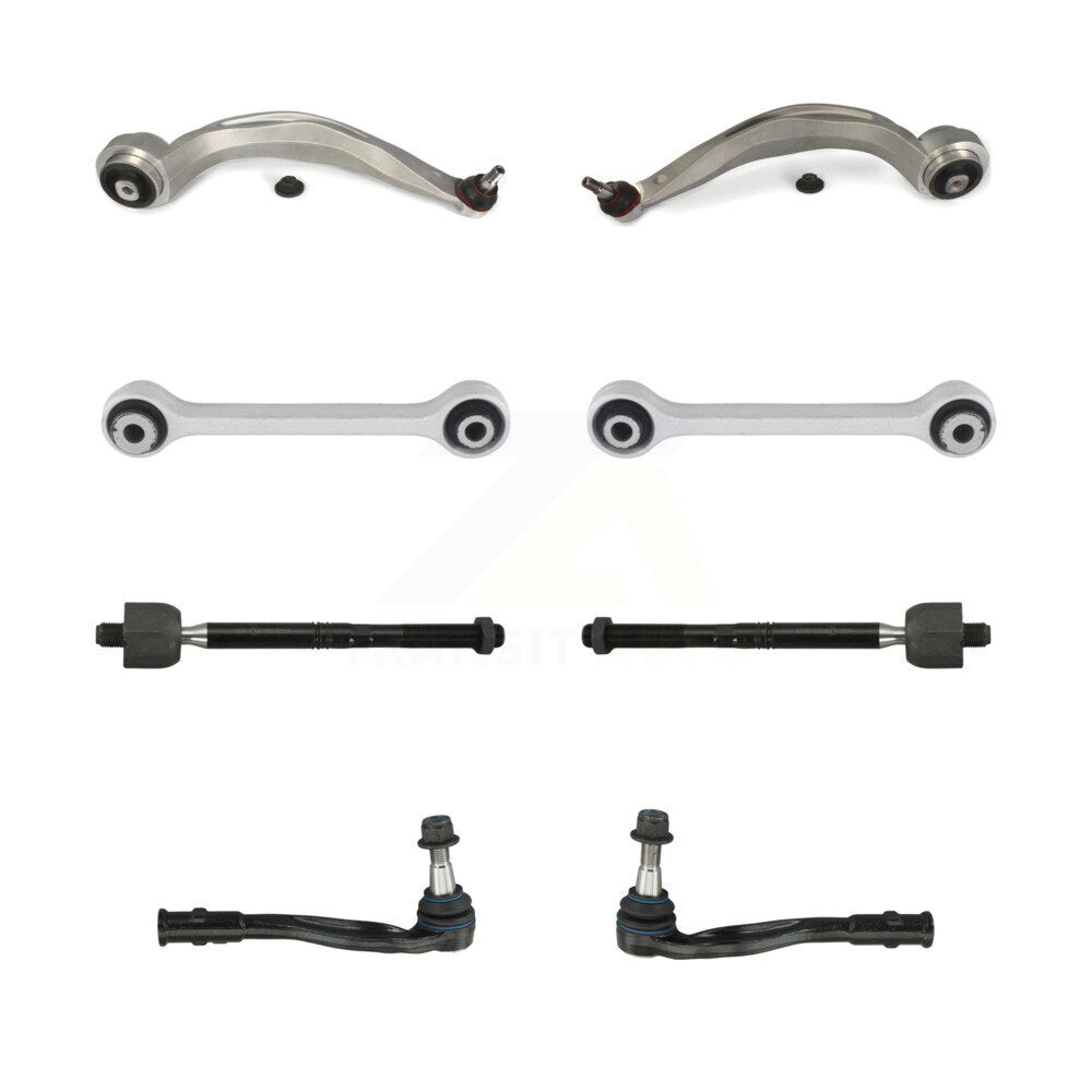 TOR Front Suspension Lower Rearward Control Arm And Ball Joint Assembly Steering Tie Rod End Stabilizer Bar Link Kit (8Pc)
