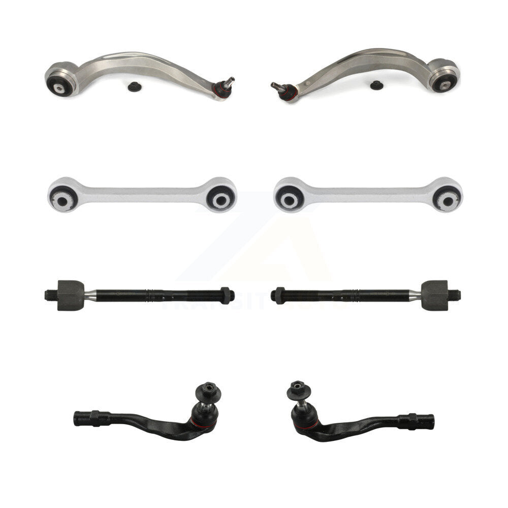 TOR Front Suspension Lower Rearward Control Arm And Ball Joint Assembly Steering Tie Rod End Stabilizer Bar Link Kit (8Pc)