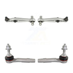 TOR Front Suspension Control Arm Assembly And Tie Rod End Kit For 2020-2024 Tesla Y - Left Right Side (Driver Passenger) KTR-106007