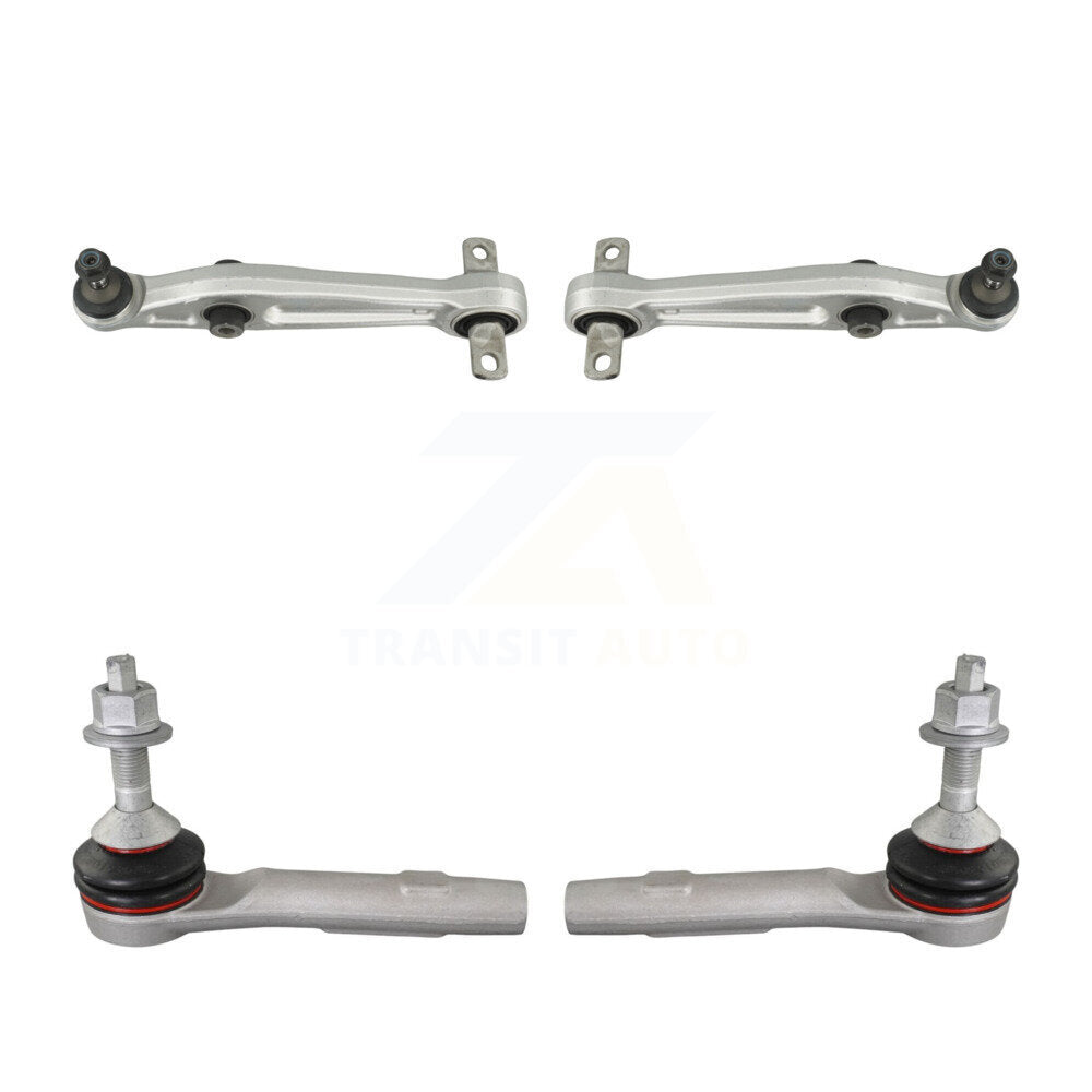 TOR Front Suspension Control Arm Assembly And Tie Rod End Kit For 2020-2024 Tesla Y - Left Right Side (Driver Passenger)