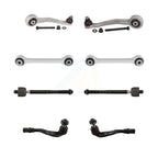 TOR Front Suspension Upper Rearward Control Arm And Ball Joint Assembly Steering Tie Rod End Stabilizer Bar Link Kit (8Pc) For Audi Q5 SQ5 - Left Right Side (Driver Passenger) KTR-106014