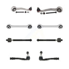 TOR Front Suspension Upper Rearward Control Arm And Ball Joint Assembly Steering Tie Rod End Stabilizer Bar Link Kit (8Pc) For 2017 Audi Q5 From Chassis VIN #FYH000001 - Left Right Side KTR-106015