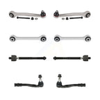 TOR Front SuspensionUpper Forward Control Arm And Ball Joint Assembly Steering Tie Rod End Stabilizer Bar Link Kit (8Pc) For 2017 Audi Q5 From Chassis VIN #FYH000001 - Left Right Side KTR-106019