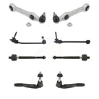 TOR Front Lower Rearward Suspension Control Arm And Ball Joint Assembly Steering Tie Rod End Stabilizer Bar Link Kit (8Pc) For Mercedes-Benz C300 E450 E300 C400 CLS450 With Air - KTR-106021