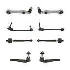 TOR Front Lower Rearward Suspension Control Arm And Ball Joint Assembly Steering Tie Rod End Stabilizer Link Kit (8Pc) For Mercedes-Benz C300 E450 E300 C400 CLS450 Without Air - KTR-106022