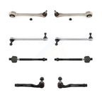 TOR Front Lower Rearward Suspension Control Arm And Ball Joint Assembly Steering Tie Rod End Stabilizer Bar Link Kit (8Pc) For Mercedes-Benz GLK350 GLK250 With Electric Rack - KTR-106023