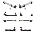 TOR Front Lower Rearward Suspension Control Arm And Ball Joint Assembly Steering Tie Rod End Stabilizer Bar Link Kit (8Pc) For 2018 Mercedes-Benz E400 Coupe with AWD With Air - KTR-106024