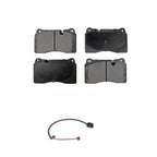 TEC Front Ceramic Disc Brake Pads And Wear Sensor Kit For 2006 Volkswagen Touareg With 330mm Diameter Rotor 2 Piston Caliper KTW-100142