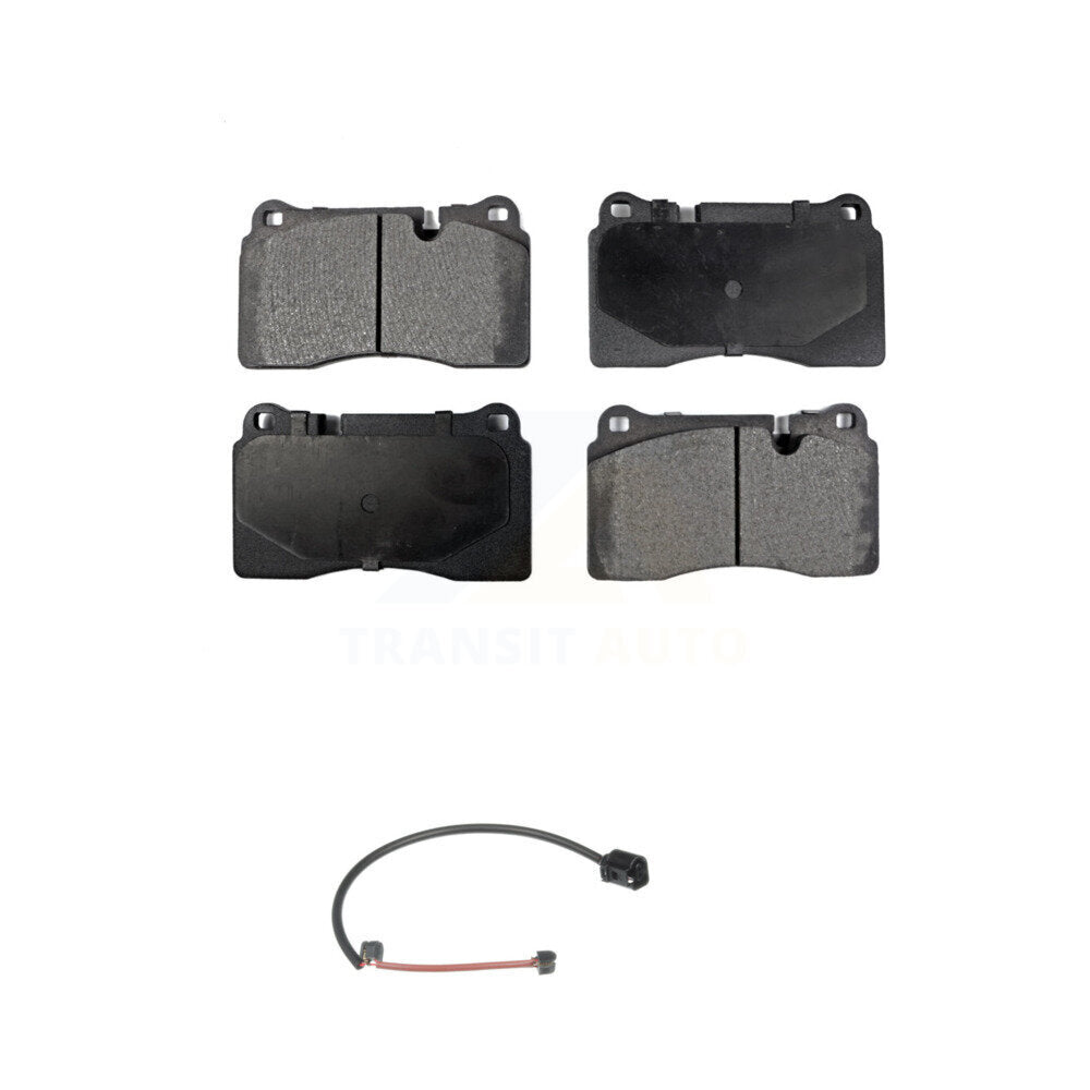 TEC Front Ceramic Disc Brake Pads And Wear Sensor Kit For 2006 Volkswagen Touareg With 330mm Diameter Rotor 2 Piston Caliper KTW-100142