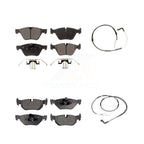 TEC Front Rear Ceramic Disc Brake Pads And Wear Sensor Kit For BMW 328xi 328i KTW-100344