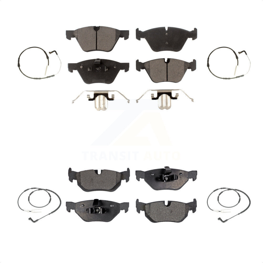 TEC Front Rear Ceramic Disc Brake Pads And Wear Sensors Kit For BMW 328xi 328i KTW-100506