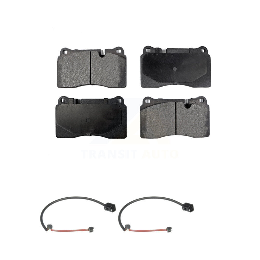 TEC Front Ceramic Disc Brake Pads And Wear Sensors Kit For 2006 Volkswagen Touareg With 330mm Diameter Rotor 2 Piston Caliper KTW-100942