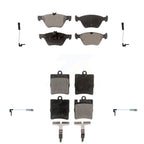 TEC Front Rear Ceramic Disc Brake Pads And Wear Sensors Kit For Mercedes-Benz E320 CLK320 E430 KTW-101857