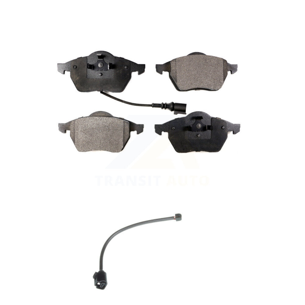 TEC Front Ceramic Disc Brake Pads And Extra Wear Sensors Kit For 2004-2006 Audi TT Quattro 1.8L KTW-102007