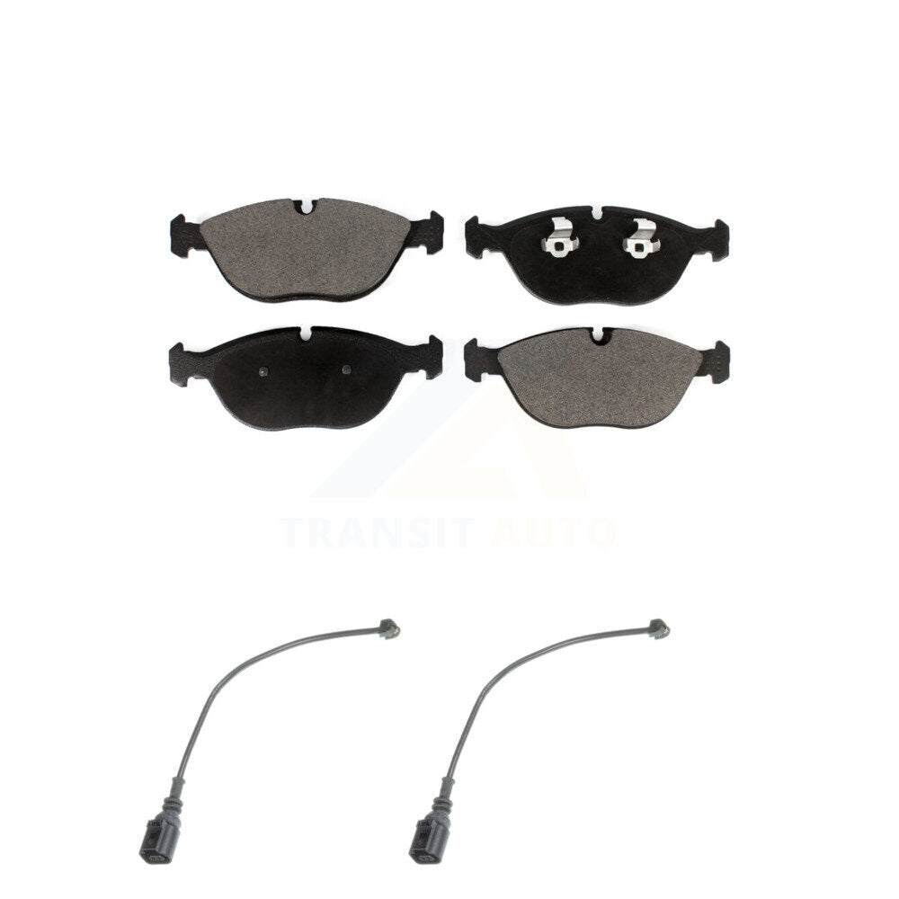 TEC Front Ceramic Disc Brake Pads And Wear Sensors Kit For Audi TT Quattro Volkswagen R32 3.2L KTW-102034