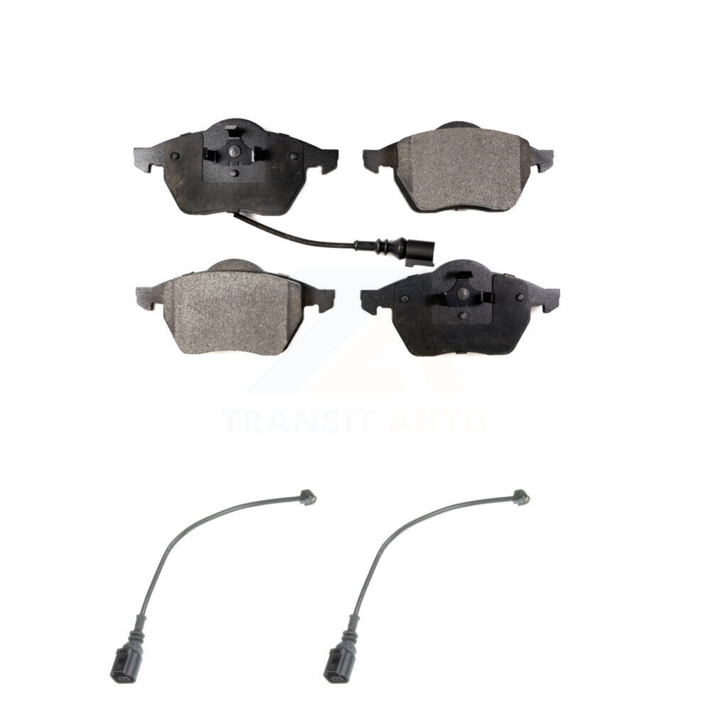 TEC Front Ceramic Disc Brake Pads And Extra Wear Sensors Kit For 2004-2006 Audi TT Quattro 1.8L KTW-102036