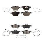 TEC Front Rear Ceramic Disc Brake Pads And Wear Sensors Kit For 2006-2009 Jaguar Super V8 with 380mm Brakes KTW-102128