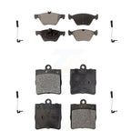 TEC Front Rear Ceramic Disc Brake Pads And Wear Sensors Kit For Chrysler Crossfire Mercedes-Benz SLK320 KTW-102142
