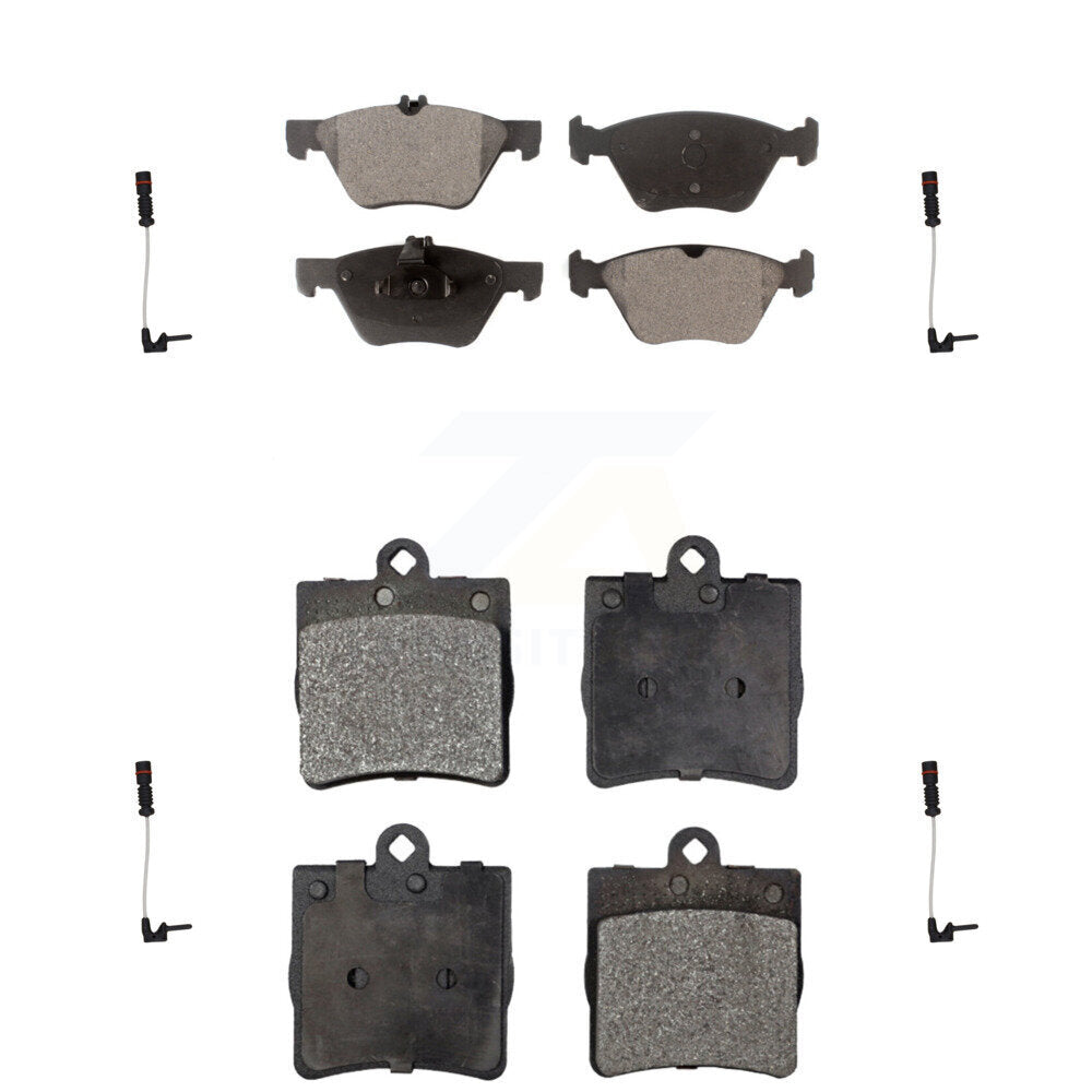 TEC Front Rear Ceramic Disc Brake Pads And Wear Sensors Kit For Chrysler Crossfire Mercedes-Benz SLK320 KTW-102142