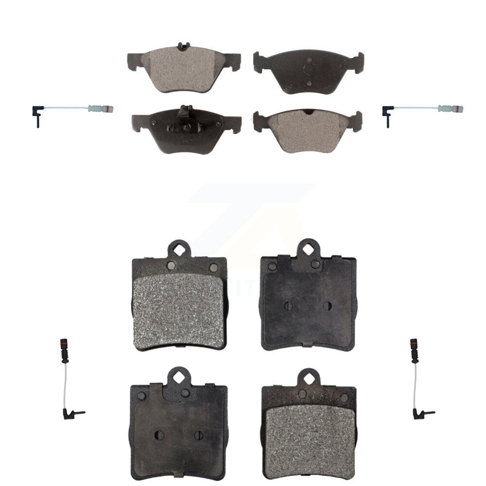 TEC Front Rear Ceramic Disc Brake Pads And Wear Sensors Kit For Chrysler Crossfire Mercedes-Benz SLK320 KTW-102144