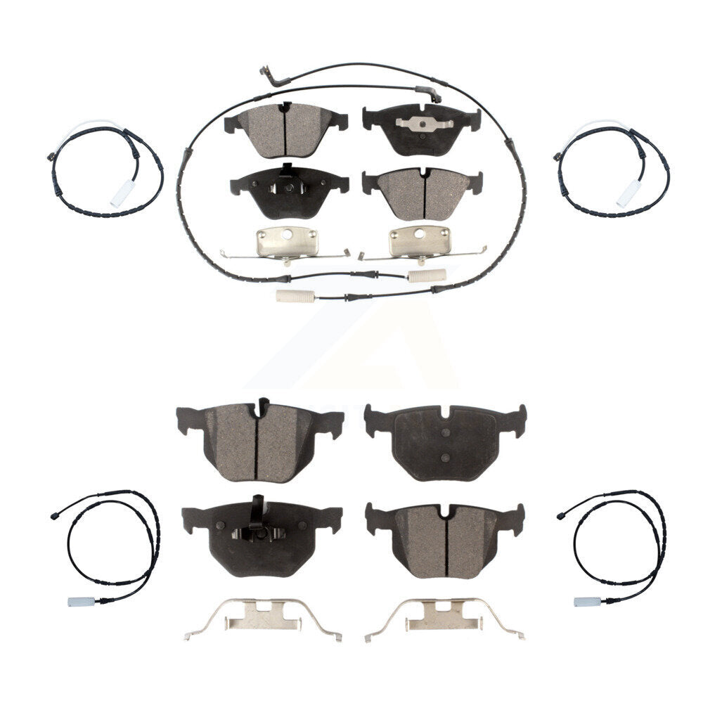 TEC Front Rear Ceramic Disc Brake Pads And Extra Wear Sensors Kit For BMW 335i xDrive KTW-102149