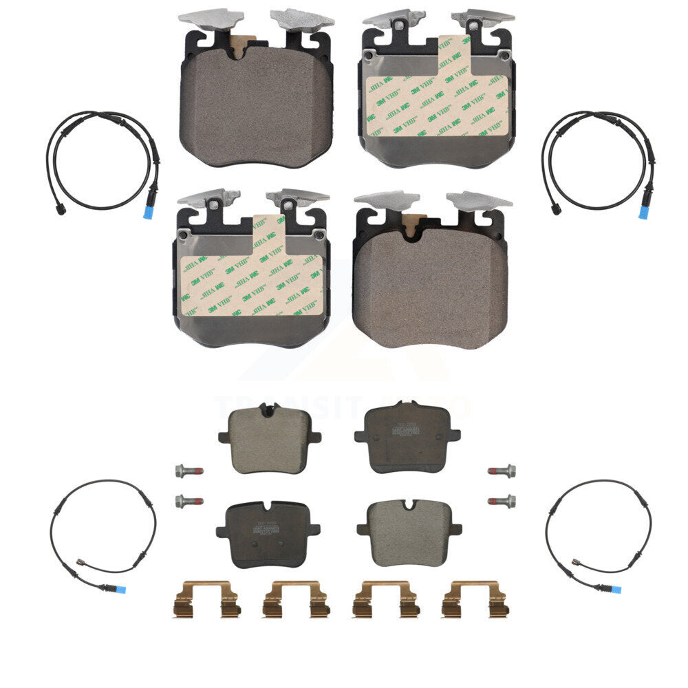 TEC Front Rear Ceramic Disc Brake Pads And Wear Sensors Kit For 2020 BMW X5 xDrive50i M50i with G05 body code 4.4L With M Sport Package KTW-102153