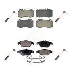 TEC Front Rear Ceramic Disc Brake Pads And Wear Sensors Kit For Mercedes-Benz E350 With 344mm Diameter Rotor KTW-102157