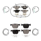 TEC Front Rear Ceramic Disc Brake Pads And Extra Wear Sensors Kit For 2011 BMW 1 Series M KTW-102167