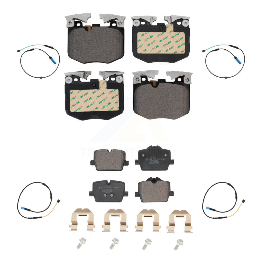 TEC Front Rear Ceramic Disc Brake Pads And Wear Sensors Kit For Toyota GR Supra KTW-102173