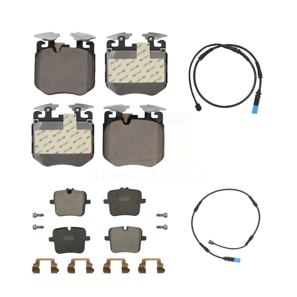 TEC Front Rear Ceramic Disc Brake Pads And Wear Sensors Kit For 2020 BMW X5 xDrive50i M50i with G05 body code 4.4L With M Sport Package KTW-102187