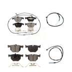 TEC Front Rear Ceramic Disc Brake Pads And Extra Wear Sensors Kit For BMW 335i xDrive KTW-102201