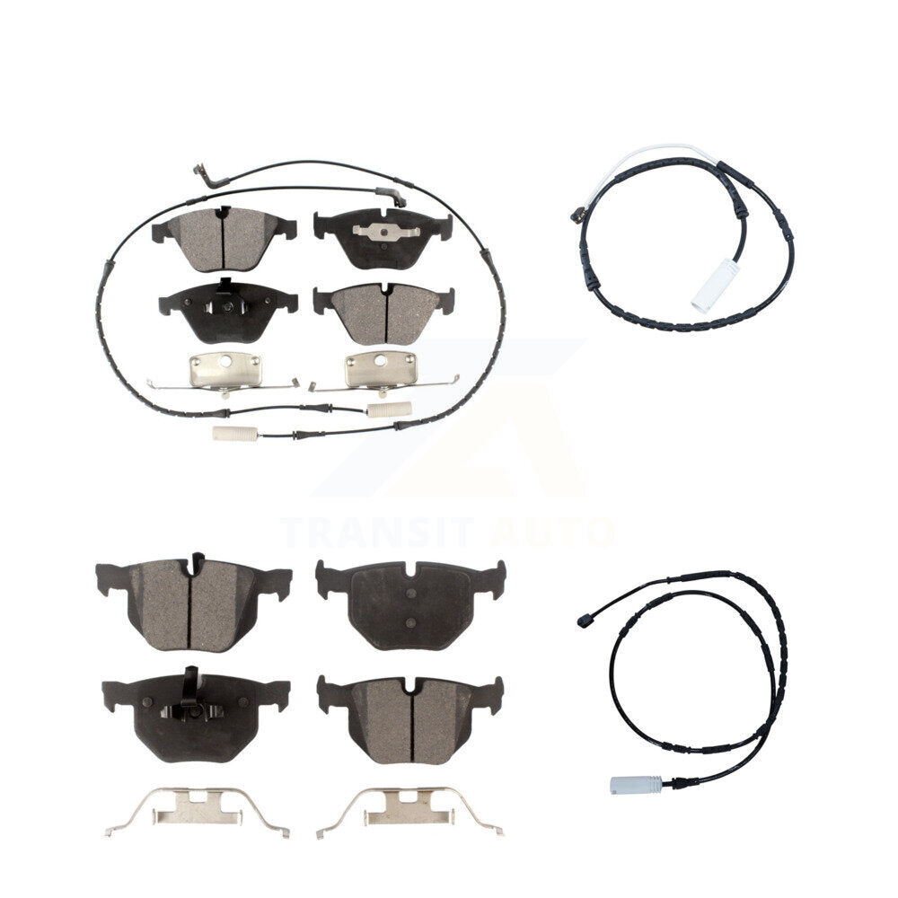 TEC Front Rear Ceramic Disc Brake Pads And Extra Wear Sensors Kit For BMW 335i xDrive KTW-102201