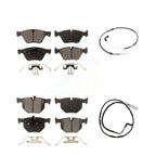 TEC Front Rear Ceramic Disc Brake Pads And Wear Sensors Kit For BMW 330xi 335xi KTW-102202