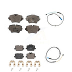 TEC Front Rear Ceramic Disc Brake Pads And Wear Sensors Kit For Toyota GR Supra Without Red Painted Calipers KTW-102203