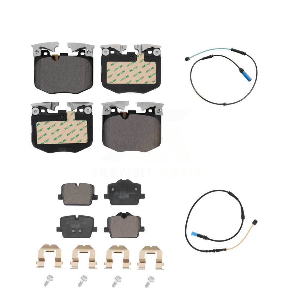 TEC Front Rear Ceramic Disc Brake Pads And Wear Sensors Kit For Toyota GR Supra KTW-102205