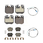 TEC Front Rear Ceramic Disc Brake Pads And Wear Sensors Kit For BMW M850i xDrive Gran Coupe M760i KTW-102207