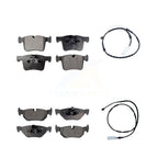 TEC Front Rear Ceramic Disc Brake Pads And Wear Sensors Kit For 2013 BMW 328i xDrive Sedan with 3.0L With 312mm Diameter Rotor KTW-102210