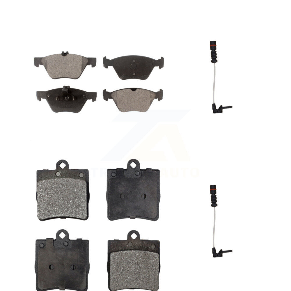 TEC Front Rear Ceramic Disc Brake Pads And Wear Sensors Kit For Chrysler Crossfire Mercedes-Benz SLK320 KTW-102215