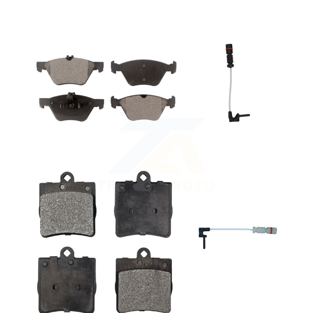 TEC Front Rear Ceramic Disc Brake Pads And Wear Sensors Kit For Chrysler Crossfire Mercedes-Benz SLK320 KTW-102217